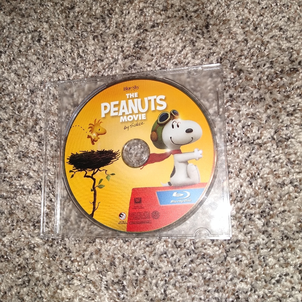The Peanuts Movie Blu-Ray (Missing Case)